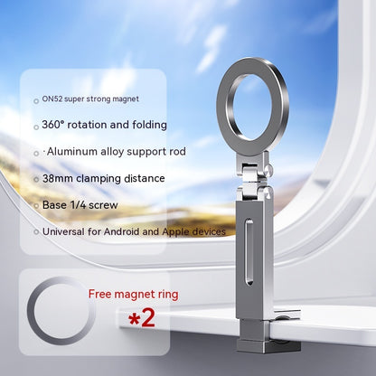 360-degree Rotating Folding Travel Mobile Phone Magnetic Bracket