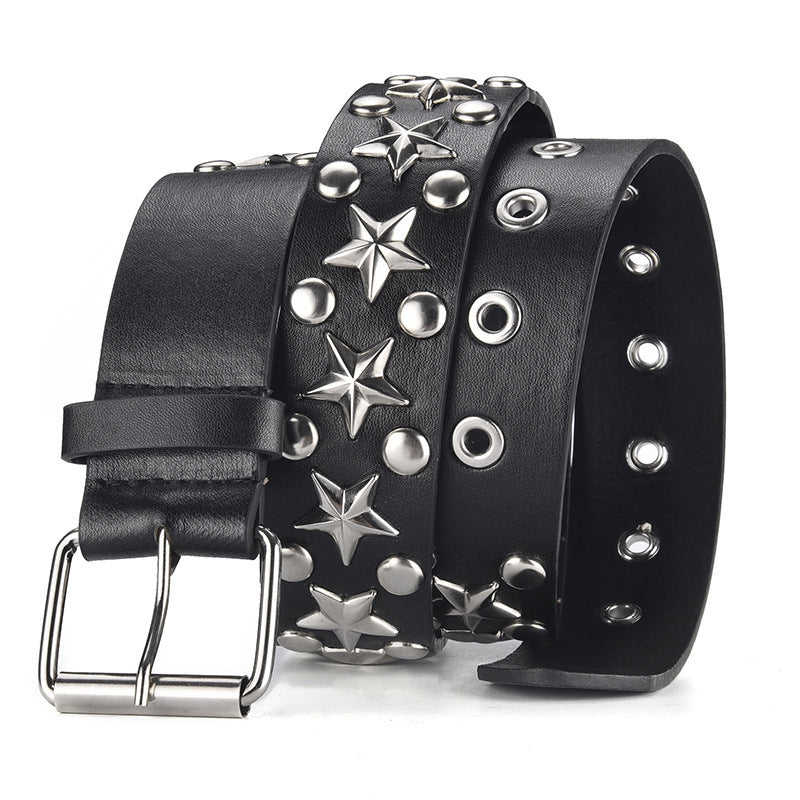 Fashion Needle Buckle Versatile Punk Style Belt For Women