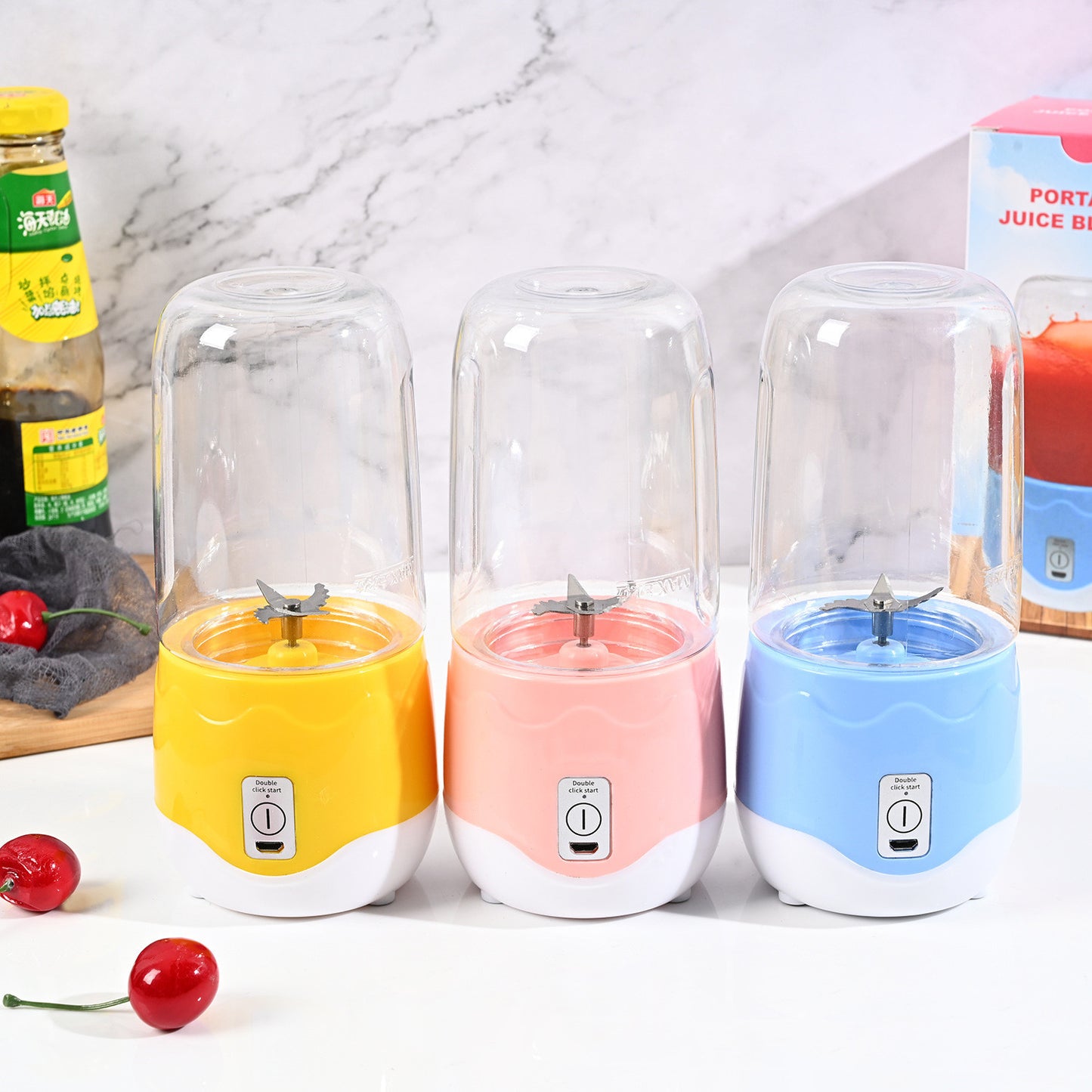 Portable Blender Home Mini Fruit Juicing Cup Kitchen Gadgets