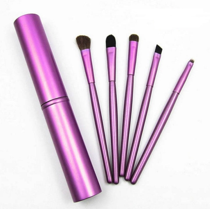 5pcs Travel Portable Mini Eye Makeup Brushes