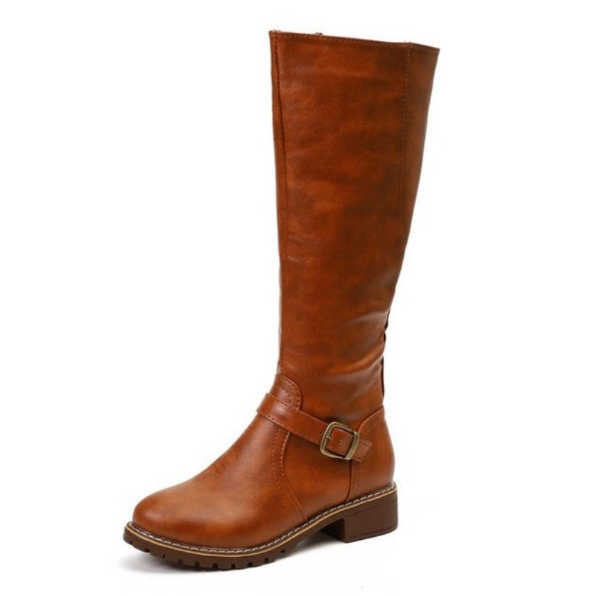 European and American women's knight boots