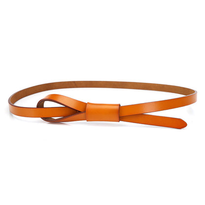 Thin fashion belt