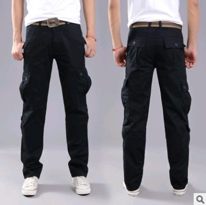 Men's multi-pocket overalls military pants casual trousers sports outdoor men's clothing