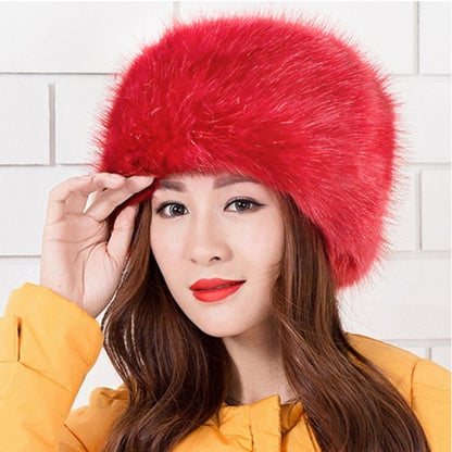 Fur hat fox fur hat