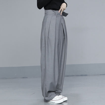 Draped velcro trousers