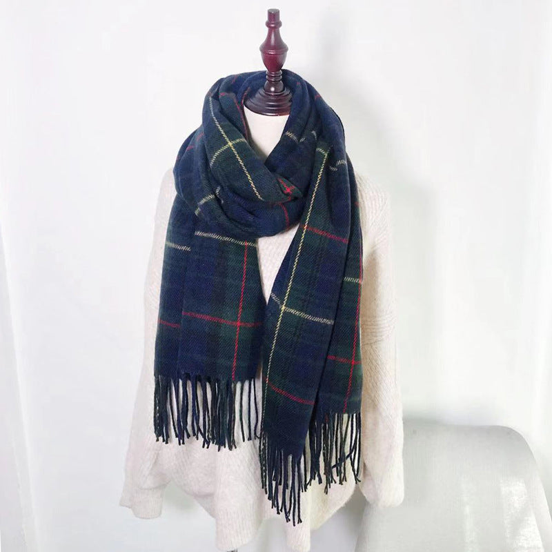 Scarf Female Winter Korean Version of The Wild British Classic