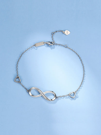 Sterling Silver  8 Bracelet Bracelet Female Silver Jewelry