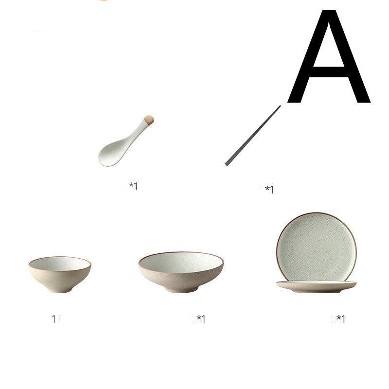 Japanese Ceramic Plate, Dish Plate And Tableware Set