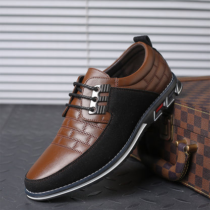 Casual Leather Shoes Men's Shoes British Shoes