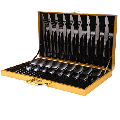 36-Pece Stainless Steel Steak Knife and Fork Set Success