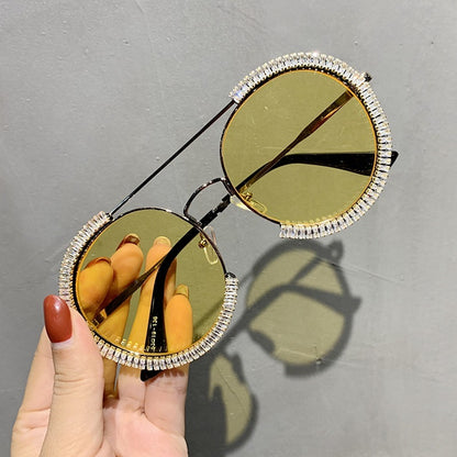 Fashion Retro Round Sunglasses