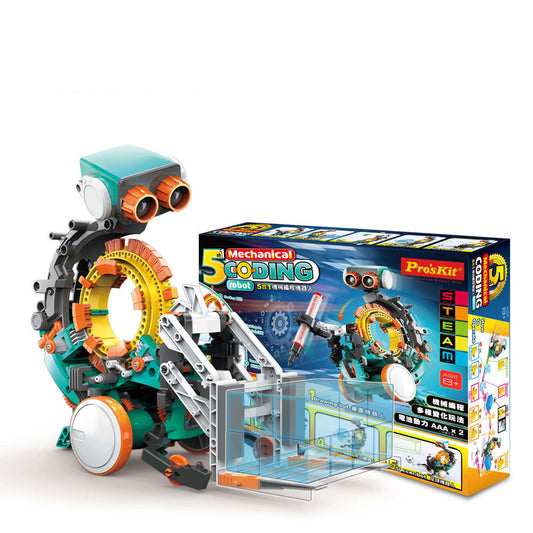 Children's Diy Mechanical Programming Robot Assembly Model