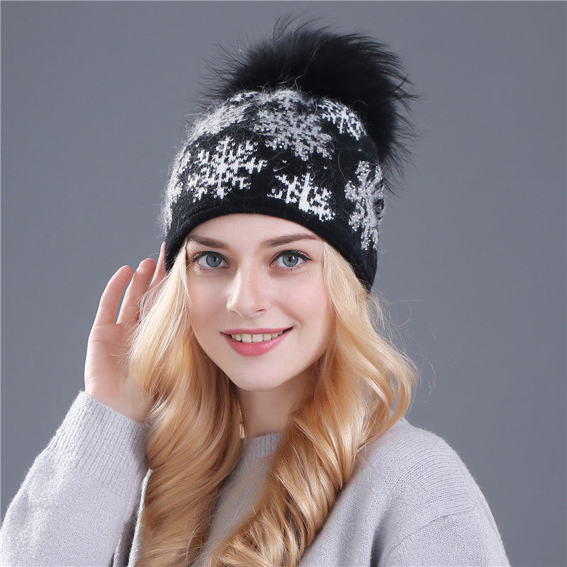 Wool Rabbit Hair Blend Hat