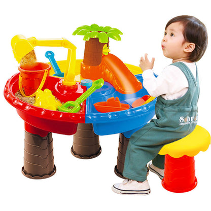 Children'S Boys Outdoor Large Beach Play Sand Table Set Girls Indoor Digging Sand And Water Toys And Equipment