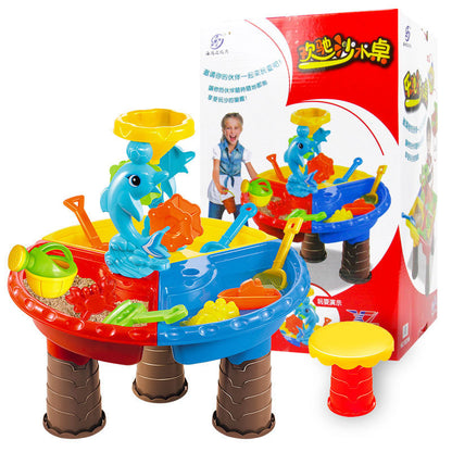 Children'S Boys Outdoor Large Beach Play Sand Table Set Girls Indoor Digging Sand And Water Toys And Equipment