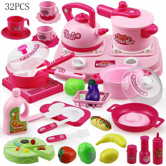 Children's Play House Simulation Kitchen Toy Set