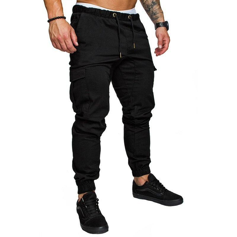 Casual pants, leg pants, male