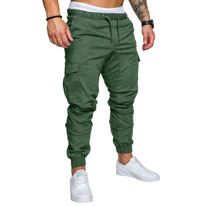 Casual pants, leg pants, male