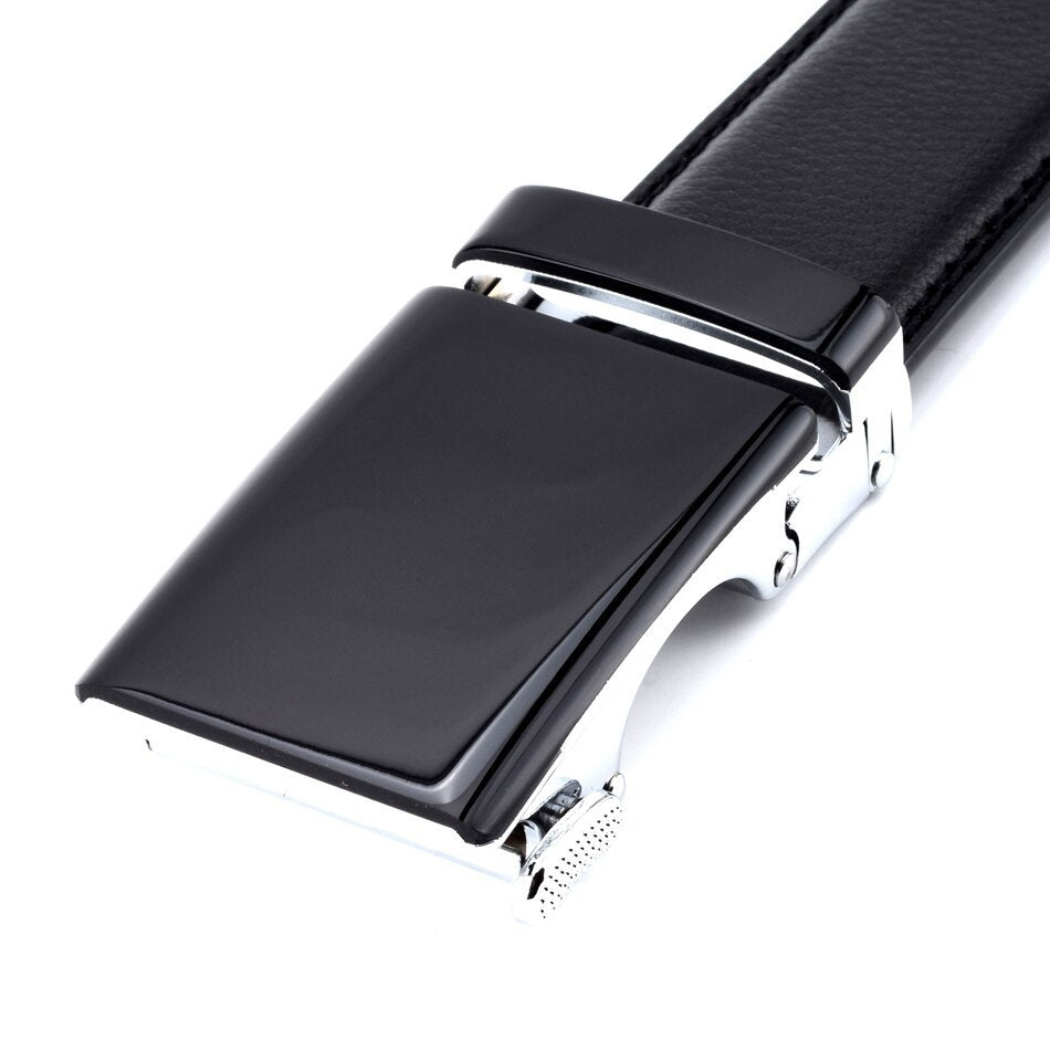 Business belt automatic buckle belt