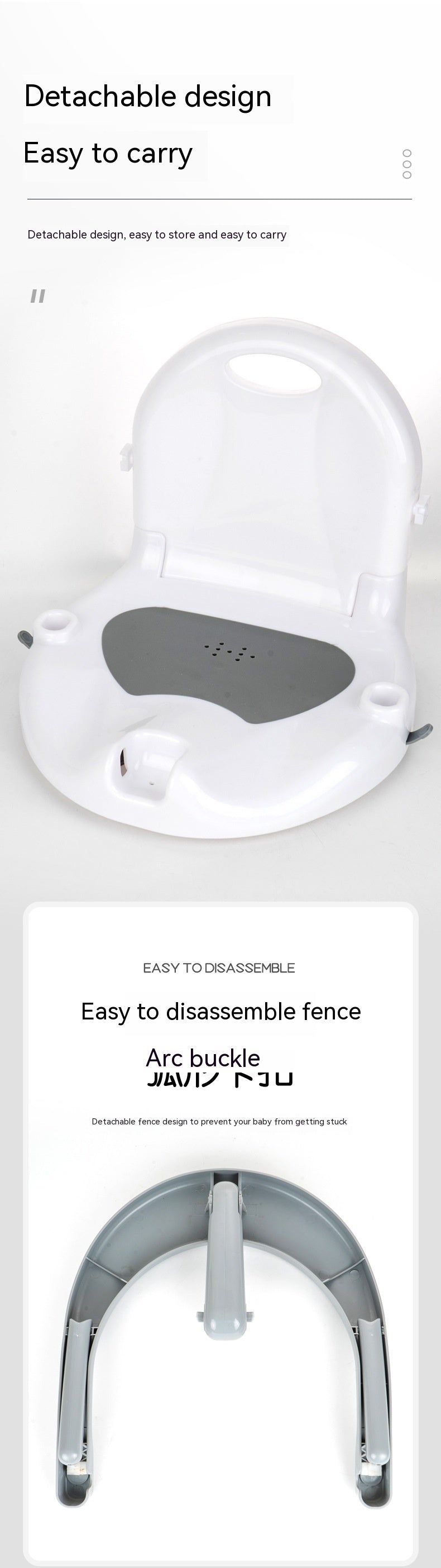 Environmental Anti-dumping Baby Bath Stool Safety Chair