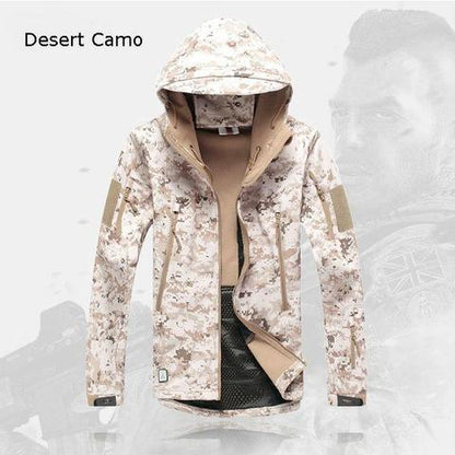 lurker shark skin softshell jacket tactical military v 4.0 men's windbreaker raincoat with hood clothes