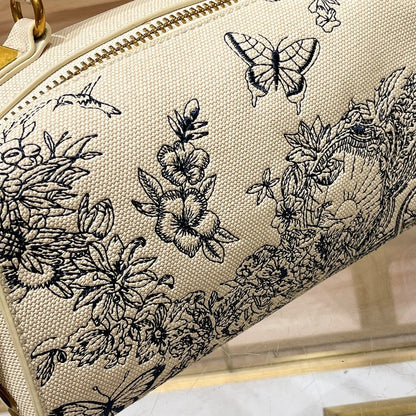 Embroidery Portable Women's Pillow Bag