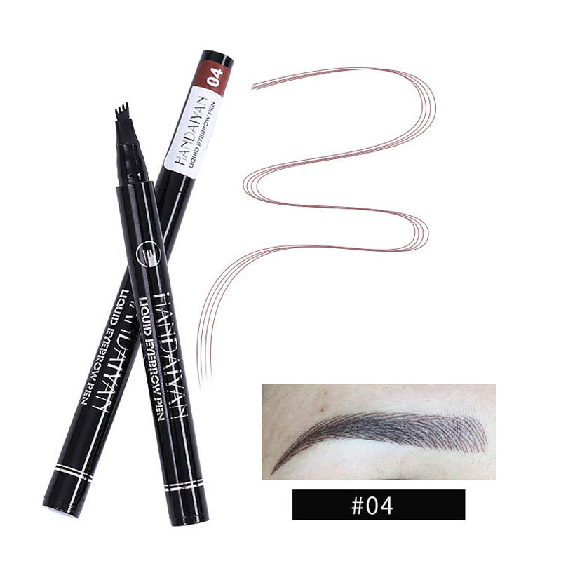 Four-head Eyebrow Pencil Liquid Eyebrow Pencil Tattoo Eyebrow Pencil Eyebrow Pencil 4-head Eyebrow Pencil Four-jaw Eyebrow Pencil