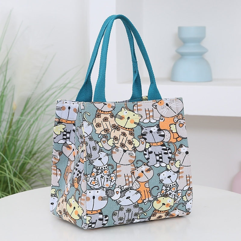 Women's Portable Cartoon Large Capacity Handbag