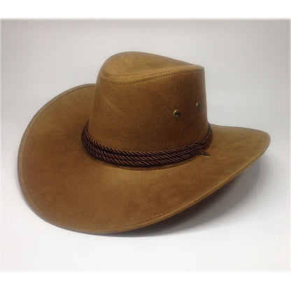 Western Denim Suede Outdoor Sun Visor