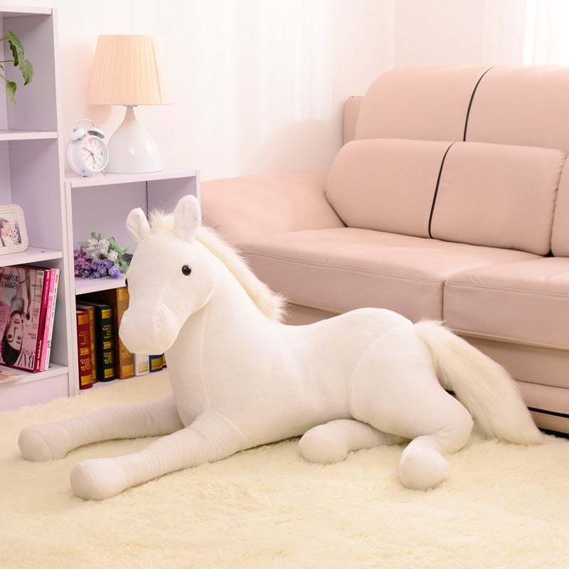 Children's plush toy horse doll