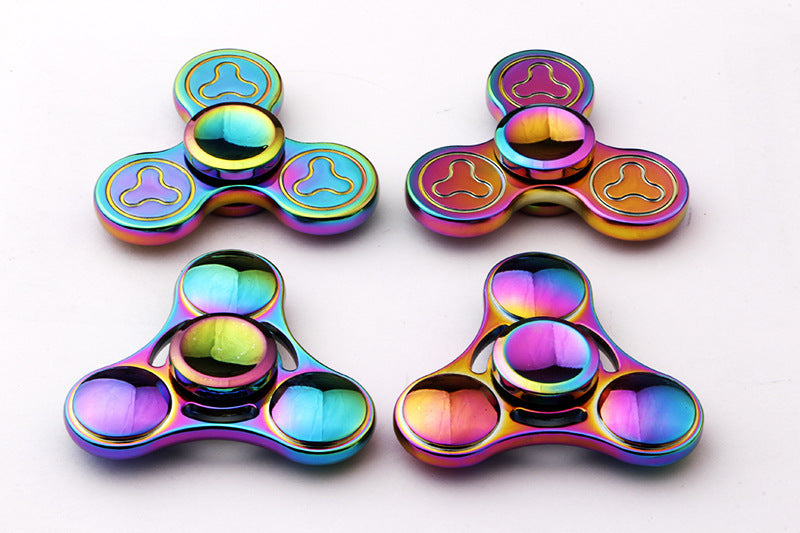 Zinc Alloy Colorful Edition Ghost Head Fingertip Spinner