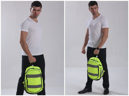 Double Shoulder Night Reflective Backpack, Fashion Outdoor