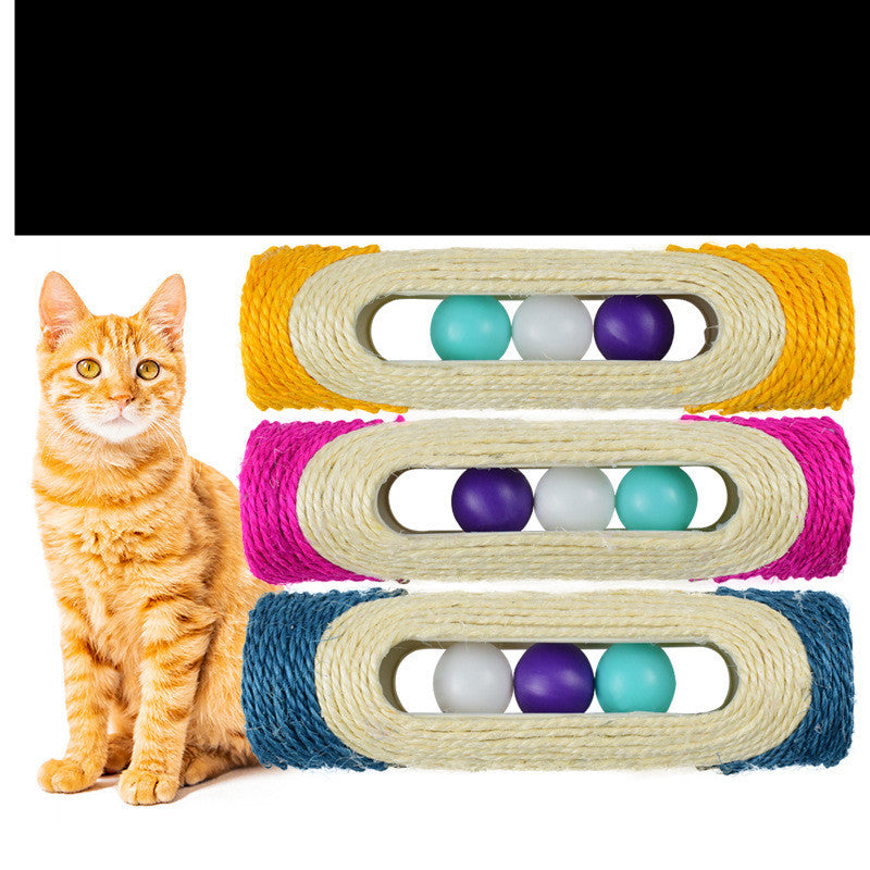 Long Sisal Drum Cat Toys Three