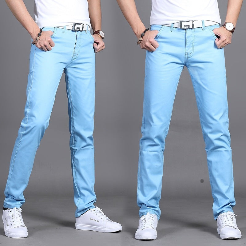 Men's Mid-Rise Straight Casual Pants