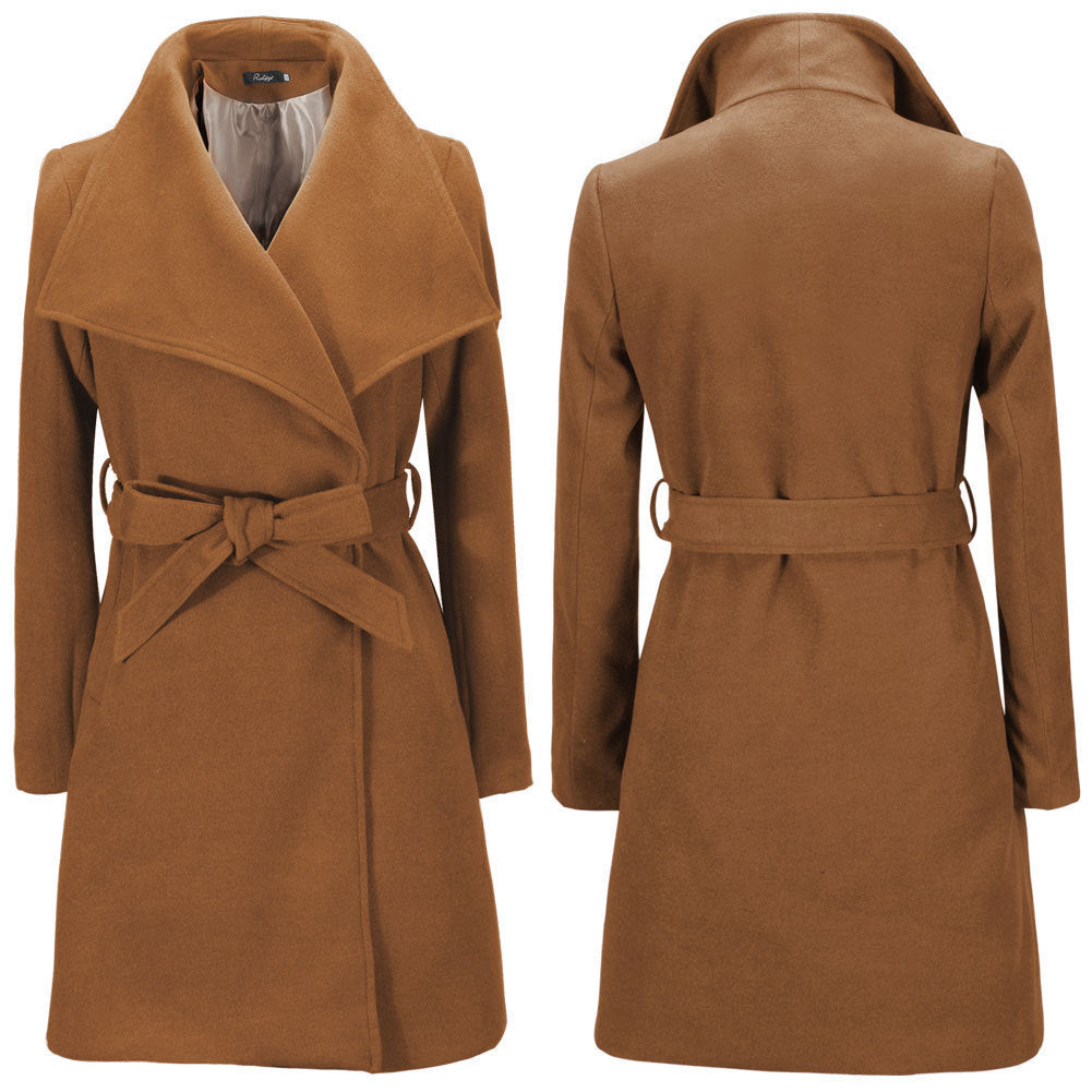 Women's woolen coat