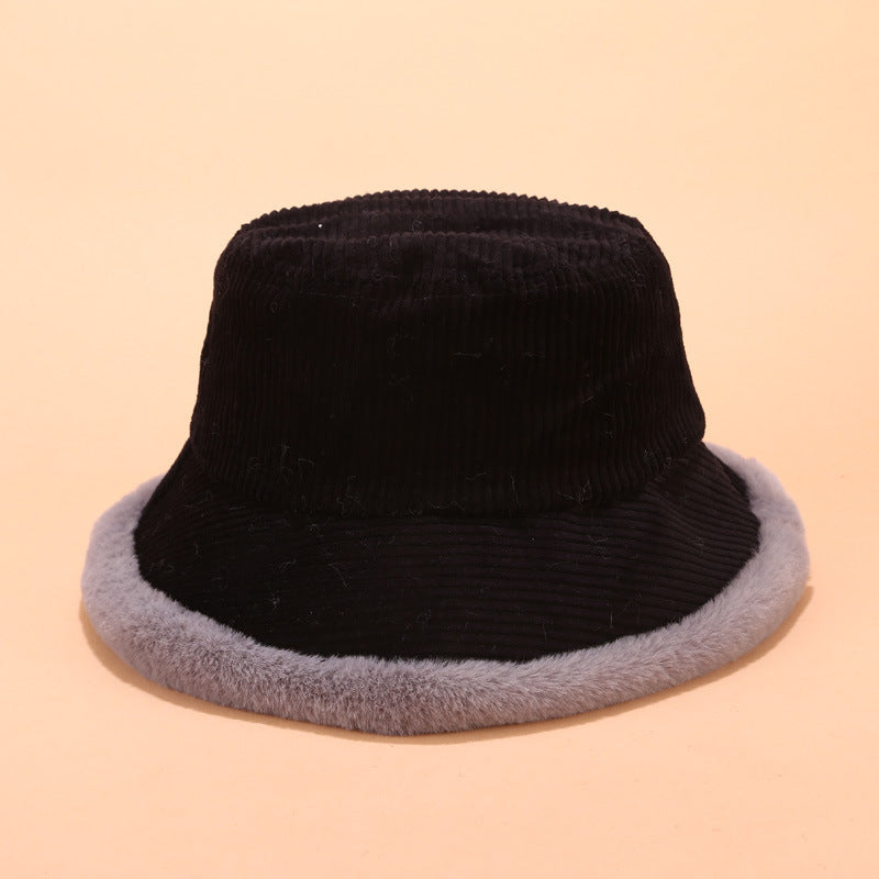 Corduroy fisherman hat