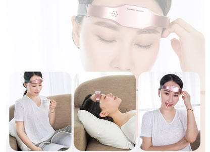 Head Massager Wireless Stress Relief Brain Massage Helmet Unisex Sleep Therapy Device