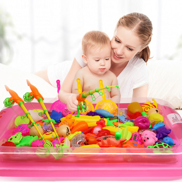 Baby Bathing, Playing And Fishing Toy Set