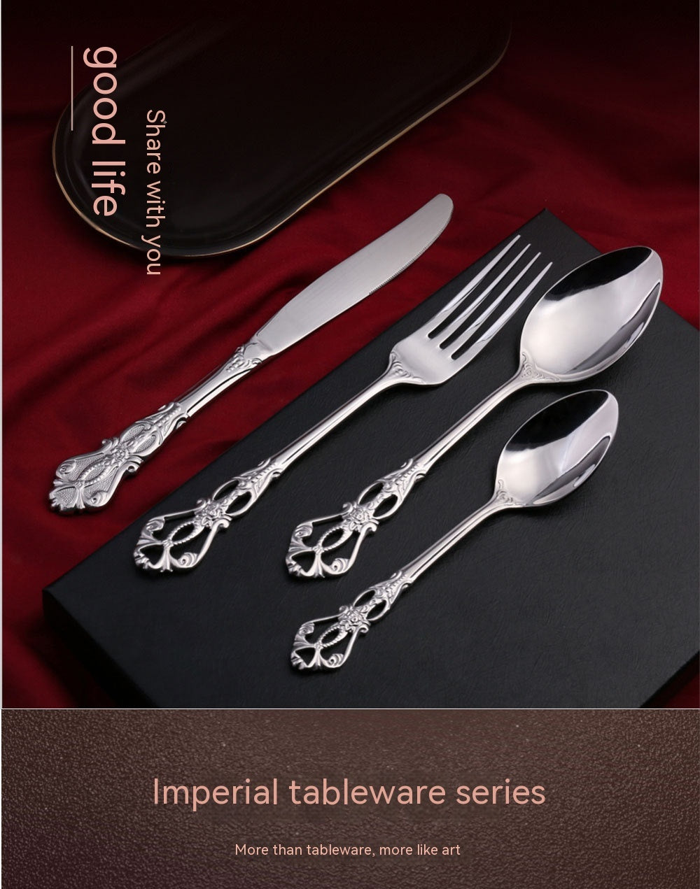 Stainless Steel Western Food Tableware Set Steak Knife And Fork Gift Box Steak Knife, Fork And Spoon