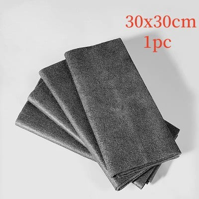 Thickened Magic Cleaning Cloth Microfiber Surface Instant Polishing Household Cleaning Cloth For Glass Windows Mirrors Car Kitchen Gadgets