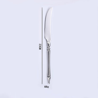 Stainless Steel Tableware Western Food Knife Fork Spoon Steak Knife Tableware