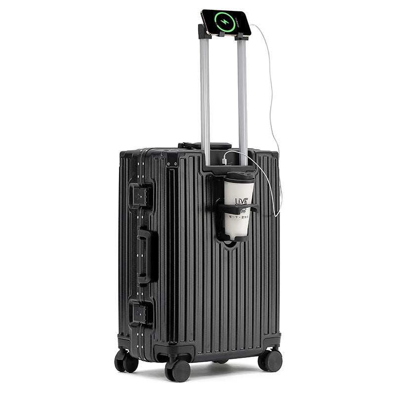 Aluminum Frame Luggage Solid Extra Thick And Durable Trolley Case