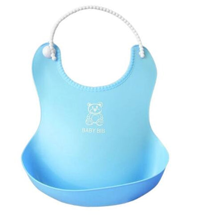 Baby Infant Toddler Waterproof Silicone Bib