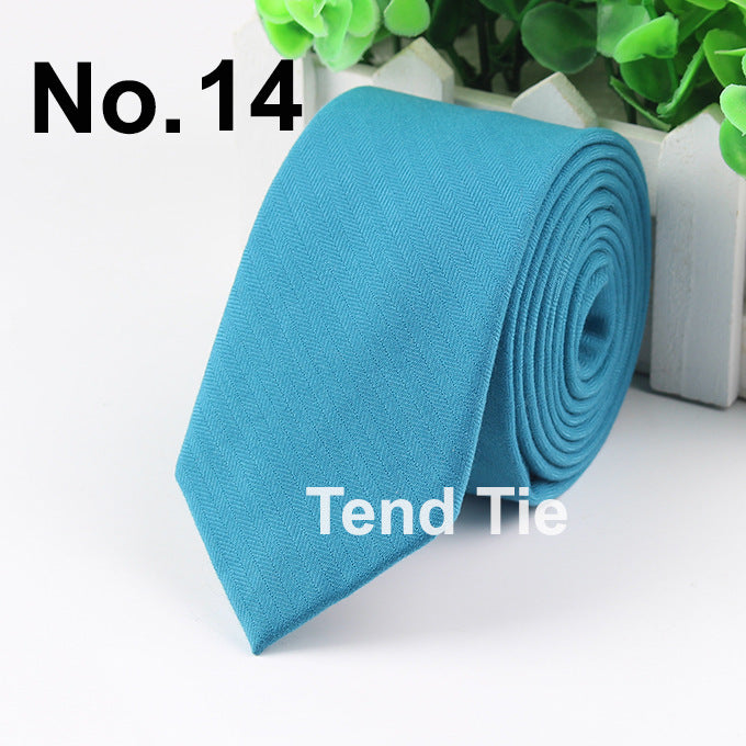 Men's Tie New Ultra-narrow Wool Elegant Atmosphere