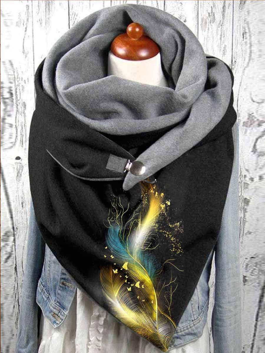 Women's Fashion Leisure Warm Clip Scarf