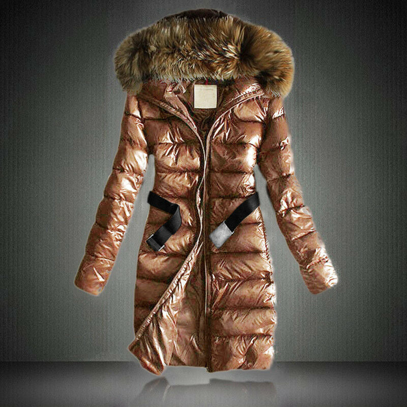 Mid-length Women's Cotton Down Jacket