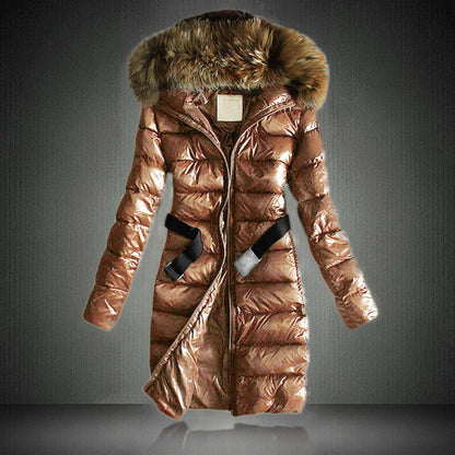 Mid-length Women's Cotton Down Jacket