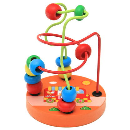 Baby puzzle abacus round beads