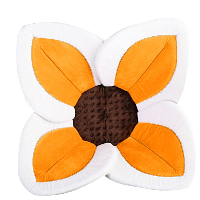 Baby Blooming Bath Flower Bathtub Mat Bath Cushion Infant Newborn Bath For Baby Blooming Sink Infant Shower Seat Accessories