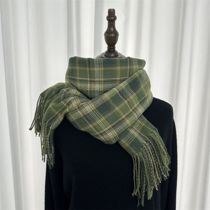 Fashion Plaid Scarf For Women